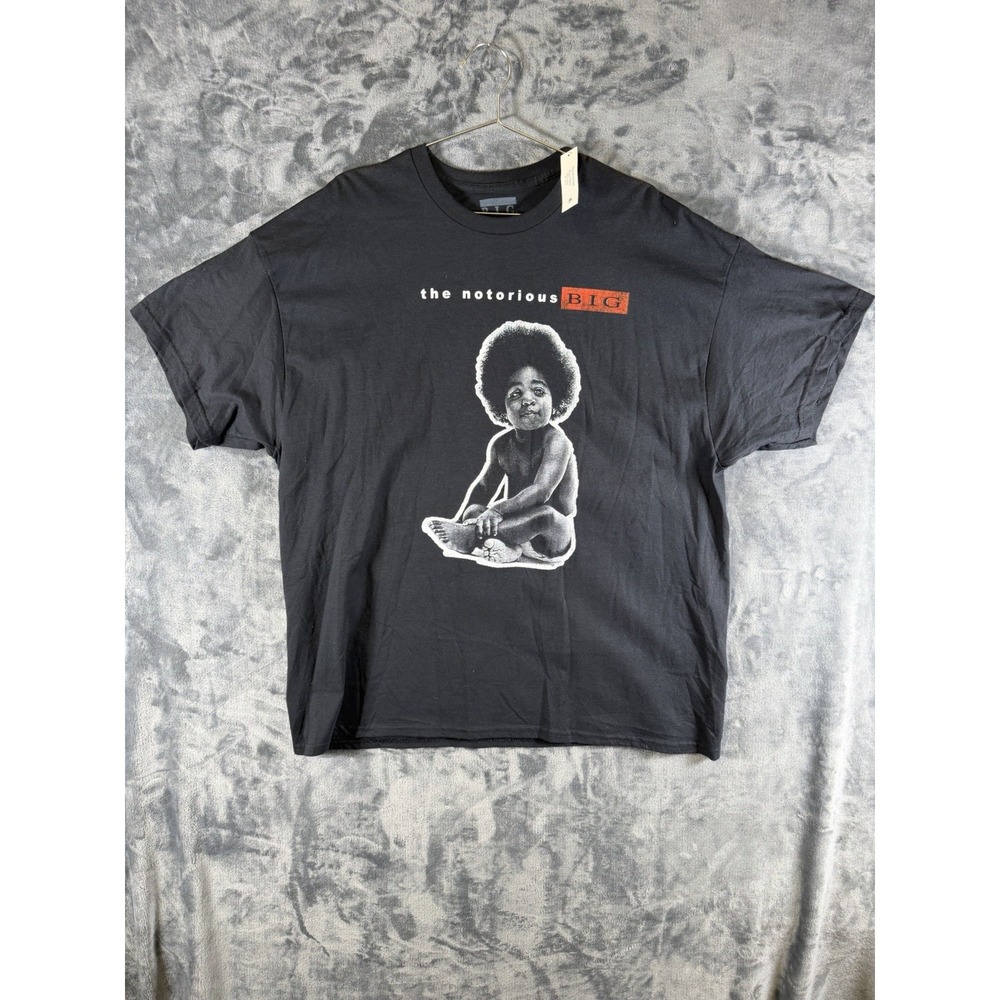 The Notorious B.I.G. 1st Album Cover 2XL Black T-Shirt